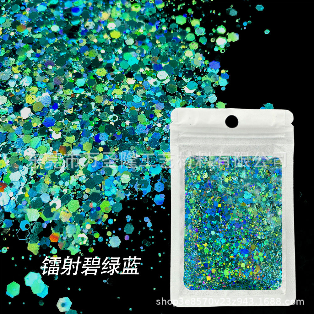 Wholesale Popular Holographic Mixed Size Sequins Filler